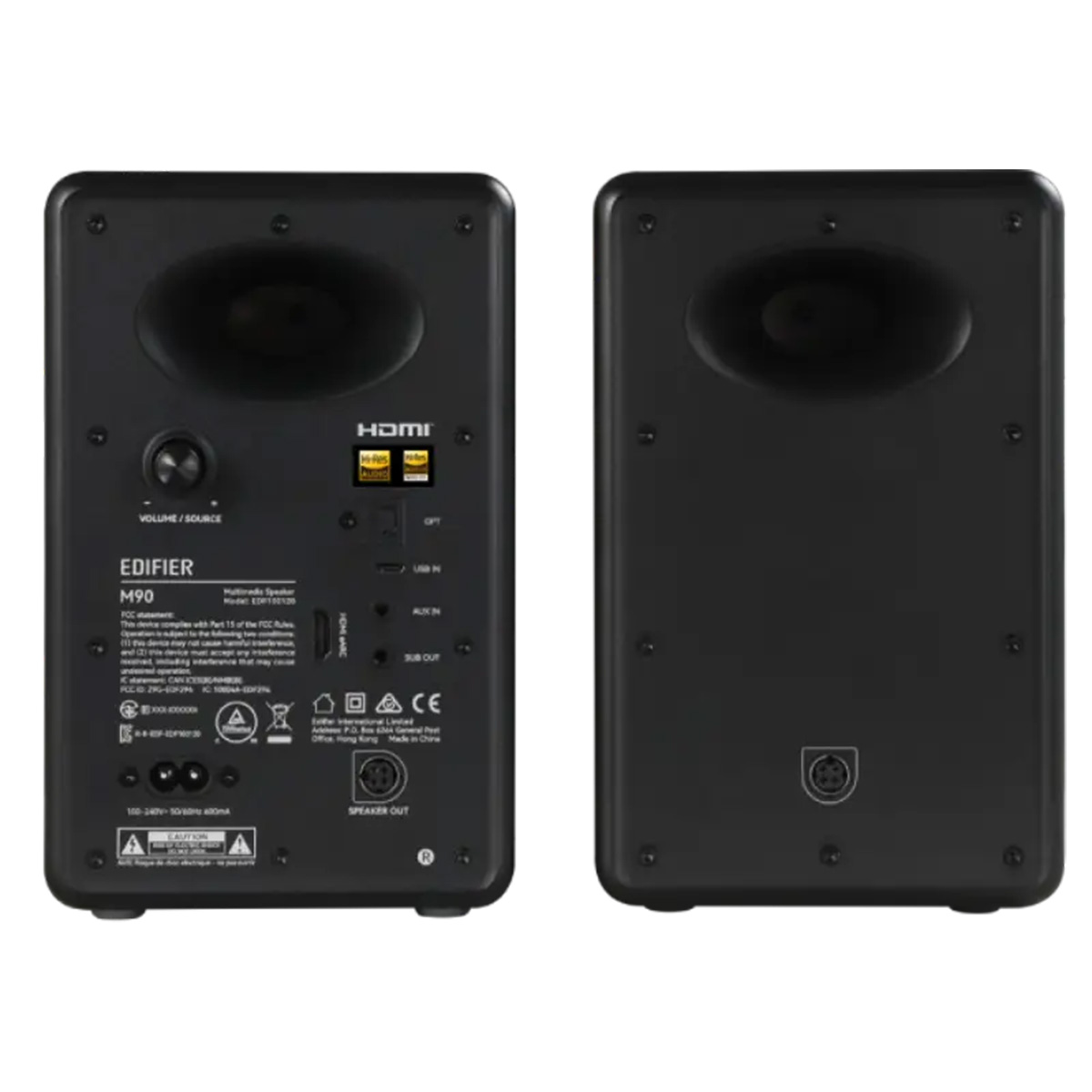 Edifier M90 精巧型主動式喇叭(支援HDMI eARC)(黑色)