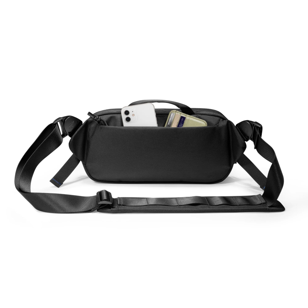 tomtoc Wander-T26 Cordura 城市探索斜孭袋(可收納Steam Deck OLED/ Switch 2/ ASUS ROG Ally/ iPad Mini)(T26S1D1)(Black)