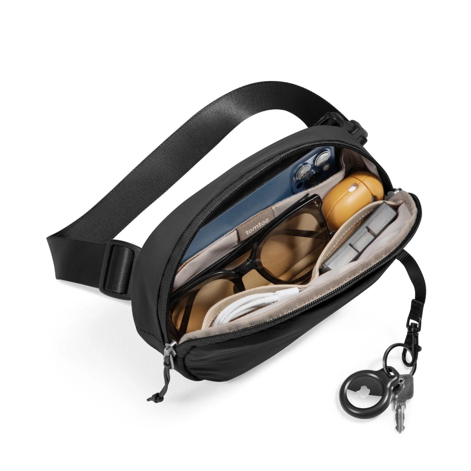 tomtoc SlingBean-T32 腰包(T32S1D1)(Black)