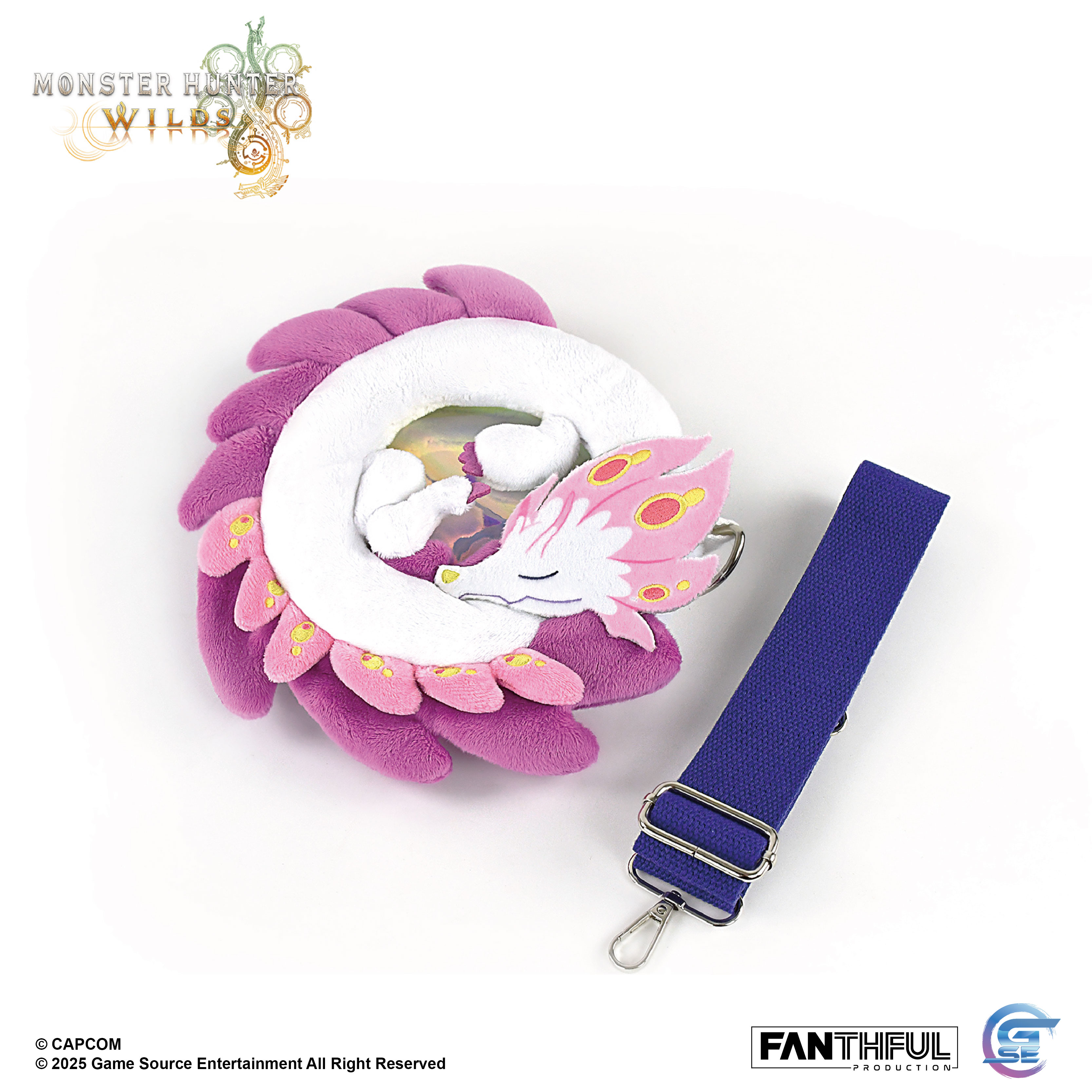 Fanthful《魔物獵人 荒野》Monster Hunter Wilds 毛絨包包(泡狐龍)