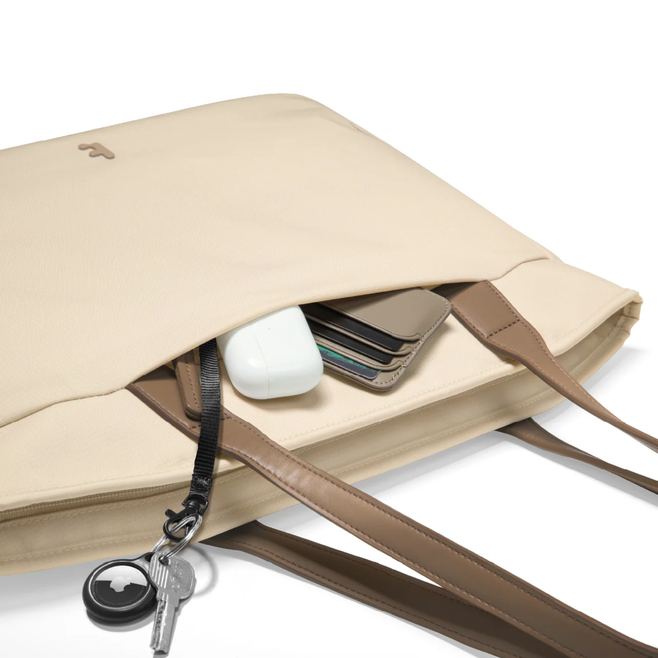 tomtoc Versatile-T23 手提電腦托特包(12.5L)(T23M1K1)(Khaki Beige)