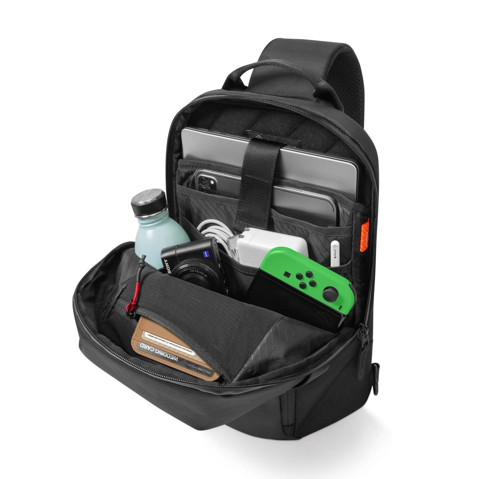 tomtoc Navigator-T24 城市探索斜孭袋(適用於13-14吋新款MacBook Pro)(T24M1D1)(Black)