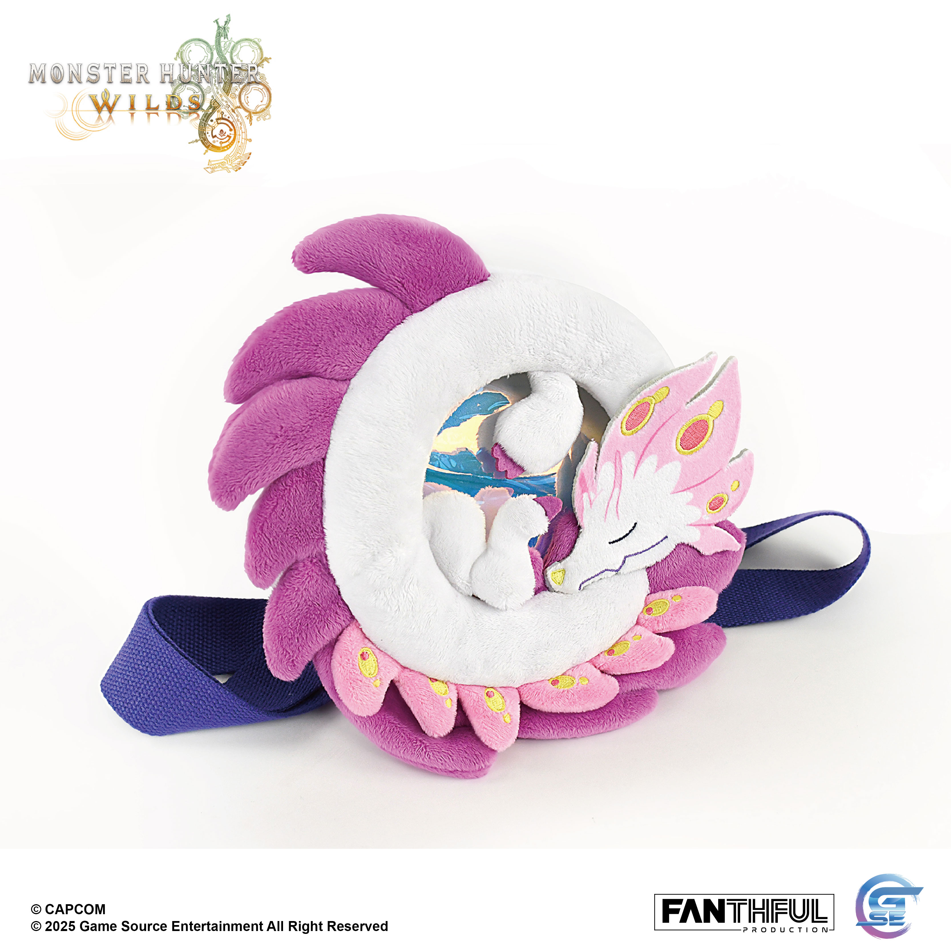 Fanthful《魔物獵人 荒野》Monster Hunter Wilds 毛絨包包(泡狐龍)