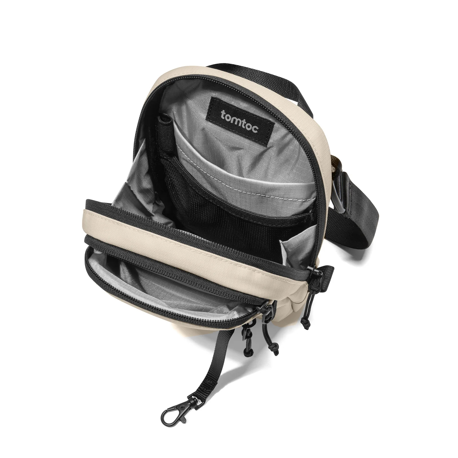 tomtoc Aviator-T37 小型斜孭袋(T37S1K1)(Khaki Beige)