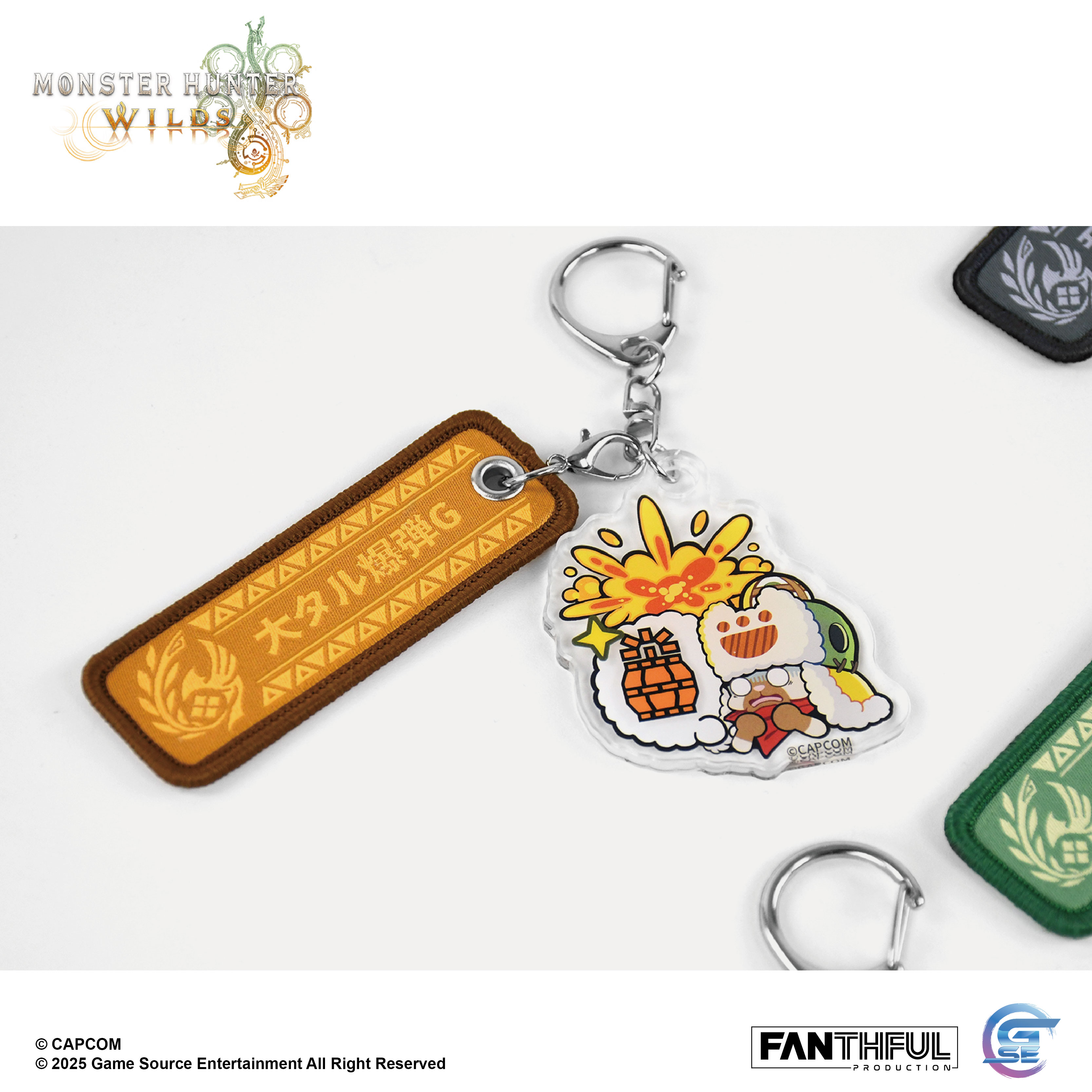 Fanthful《魔物獵人 荒野》Monster Hunter Wilds 艾露貓主題壓克力鎖匙扣盲盒(整盒10款)