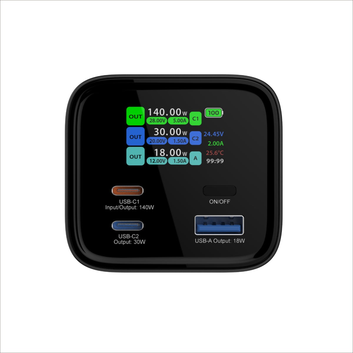 Vinnic Mount Parker 2 140W 27000mAh 行動電源 - 為筆記型電腦和手機快速充電（可攜帶上飛機）(黑色)