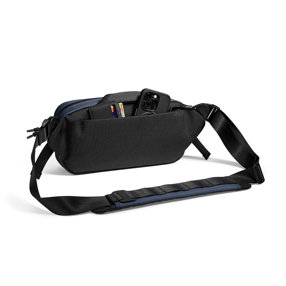 tomtoc Wander-T26 X-Pac 城市探索斜孭袋(可收納Steam Deck OLED/ Switch 2/ ASUS ROG Ally/ iPad Mini)(T26S1B1)(Navy Blue)