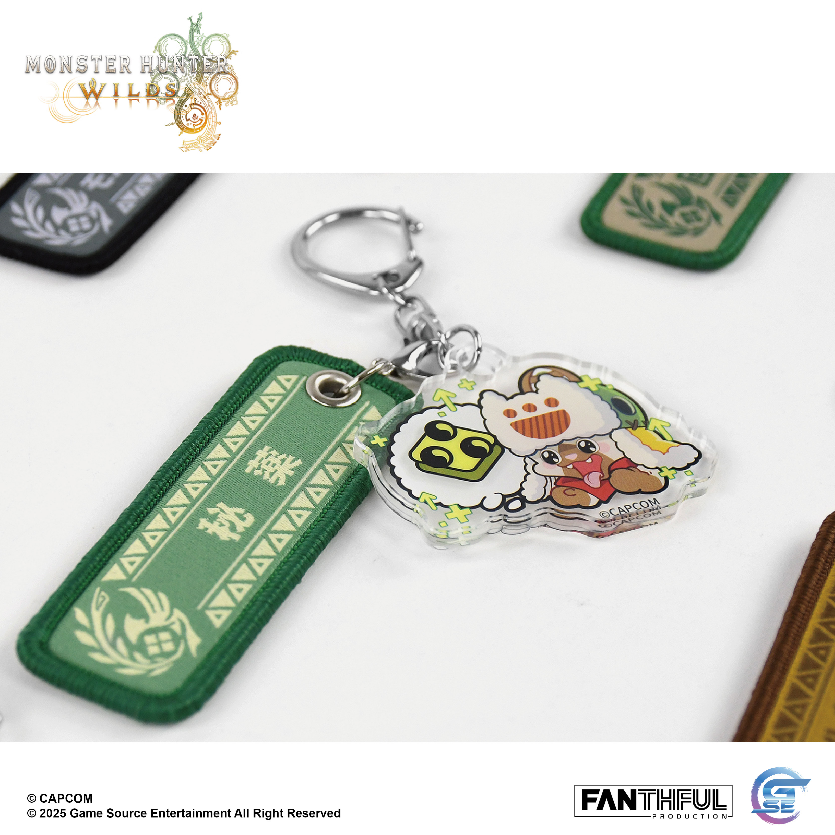 Fanthful《魔物獵人 荒野》Monster Hunter Wilds 艾露貓主題壓克力鎖匙扣盲盒(整盒10款)