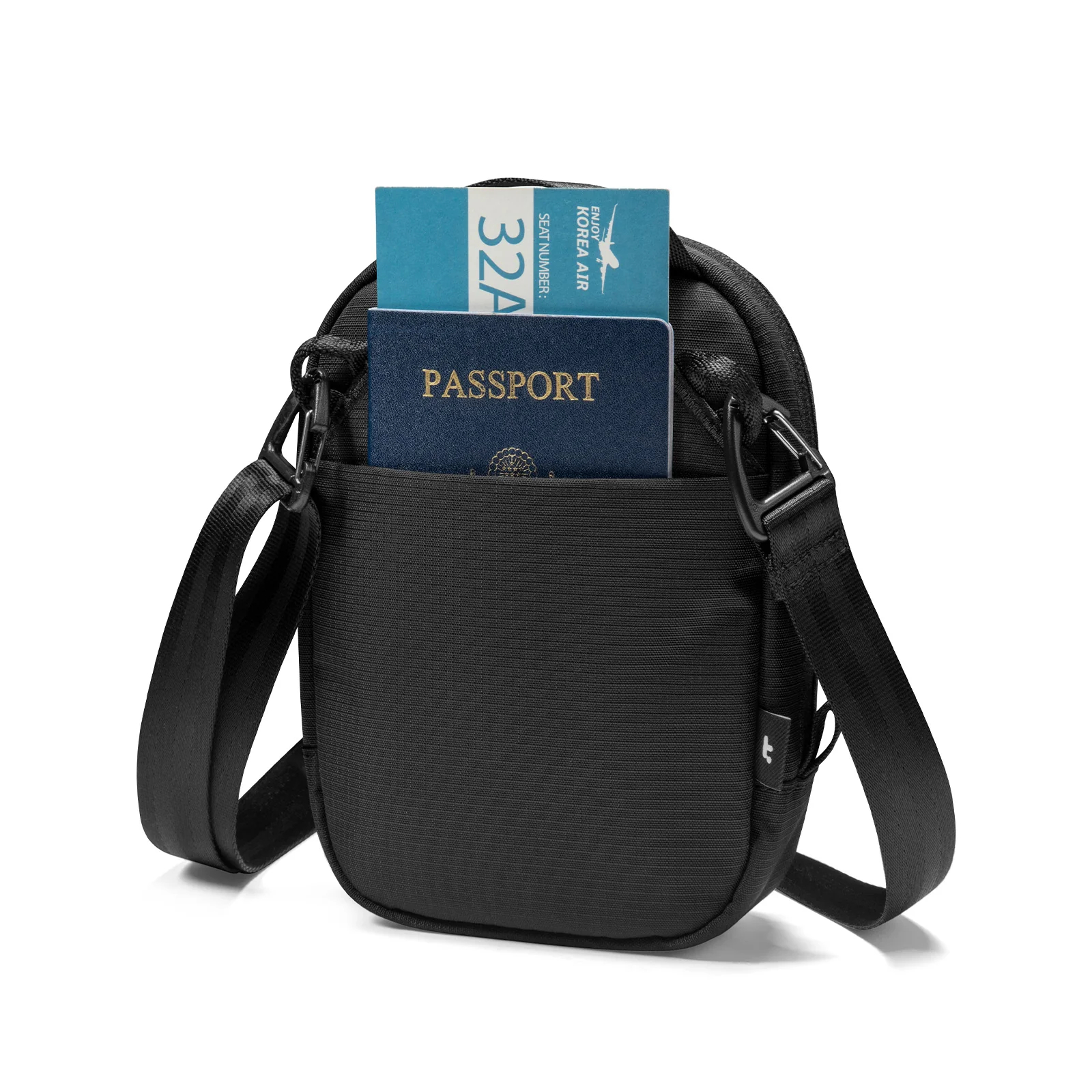 tomtoc Aviator-T37 小型斜孭袋(T37S1D1)(Black)