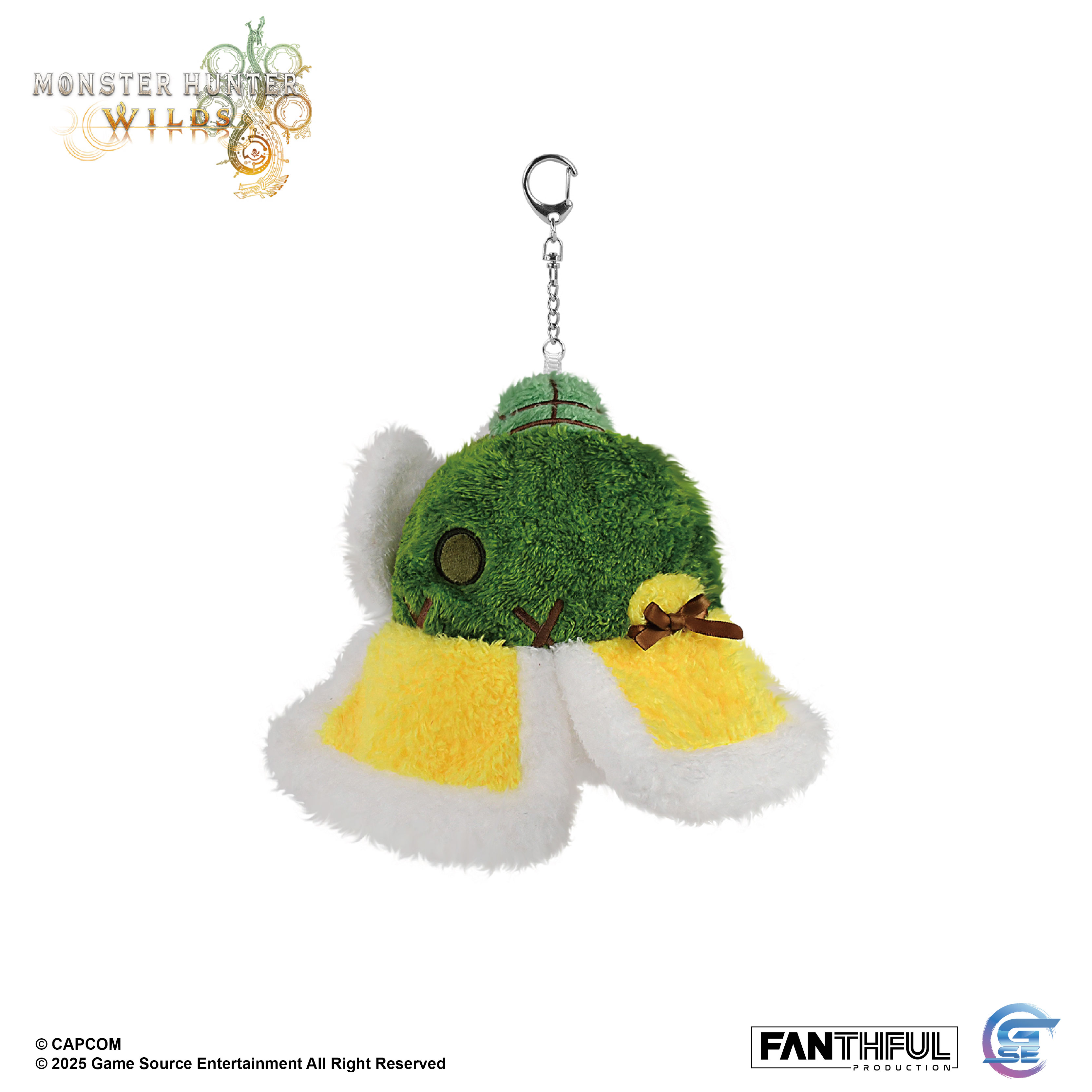 Fanthful《魔物獵人 荒野》Monster Hunter Wilds 毛絨掛件(艾露貓帽子)