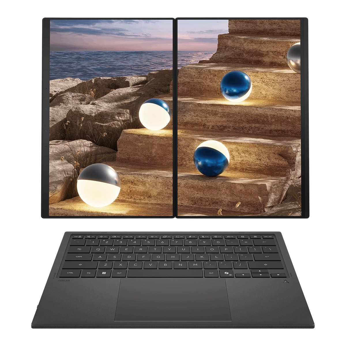 ASUS Zenbook DUO 雙14吋 3K OLED 觸控 (Ultra 9 386H+32GB+2TB+Win11 Home) 手提電腦