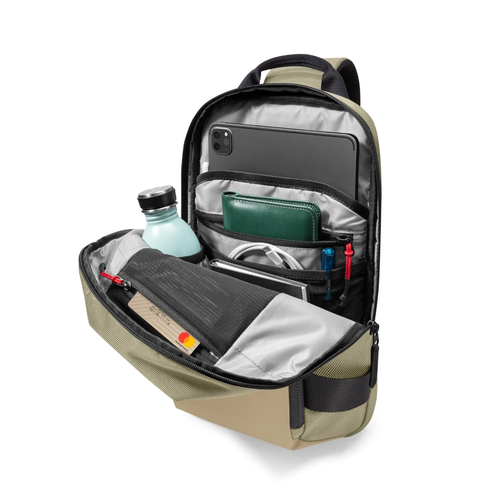 tomtoc Navigator-T24 城市探索斜孭袋(適用於11吋iPad Pro)(T24S1K1)(Khaki)