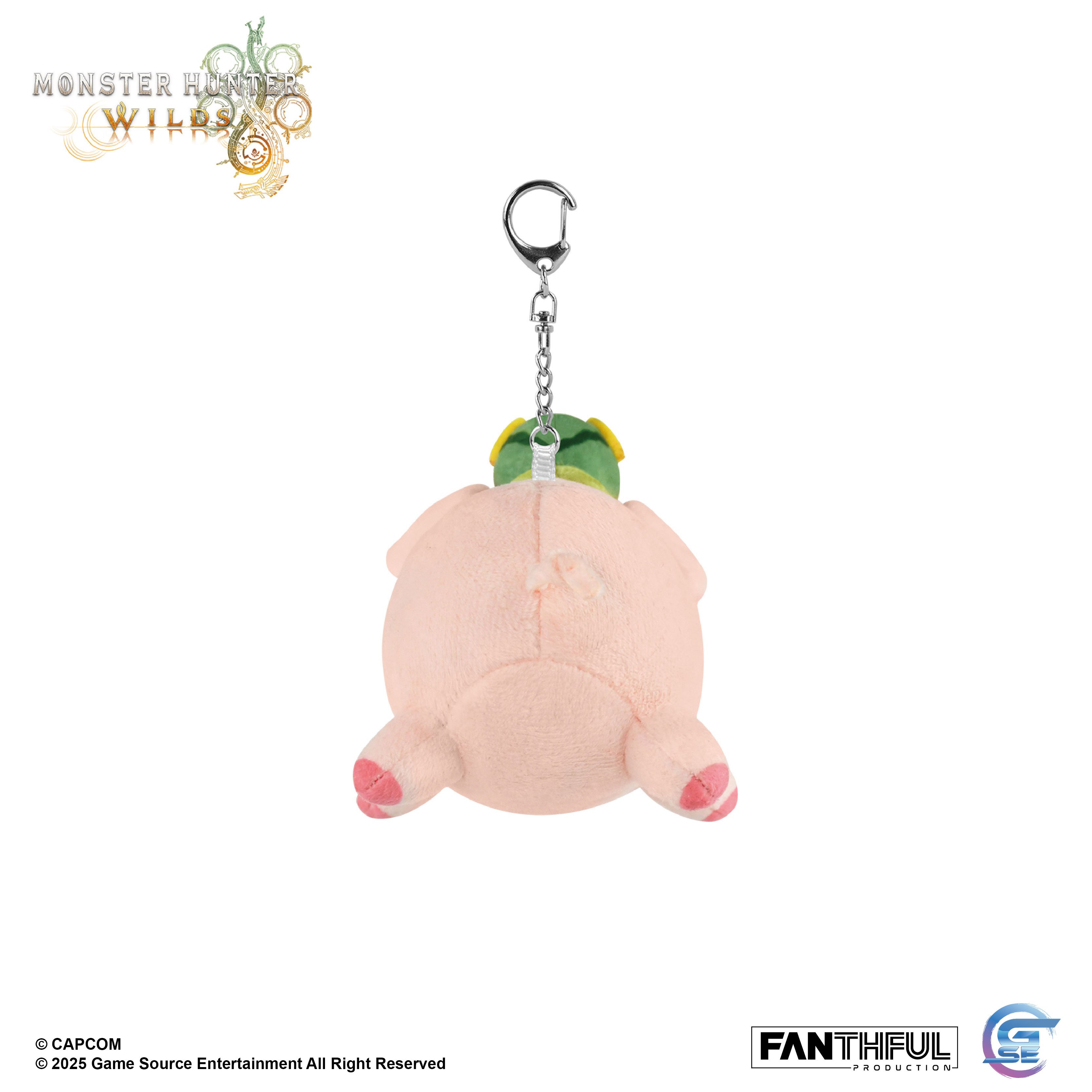 Fanthful《魔物獵人 荒野》Monster Hunter Wilds 毛絨掛件(噗吱豬)