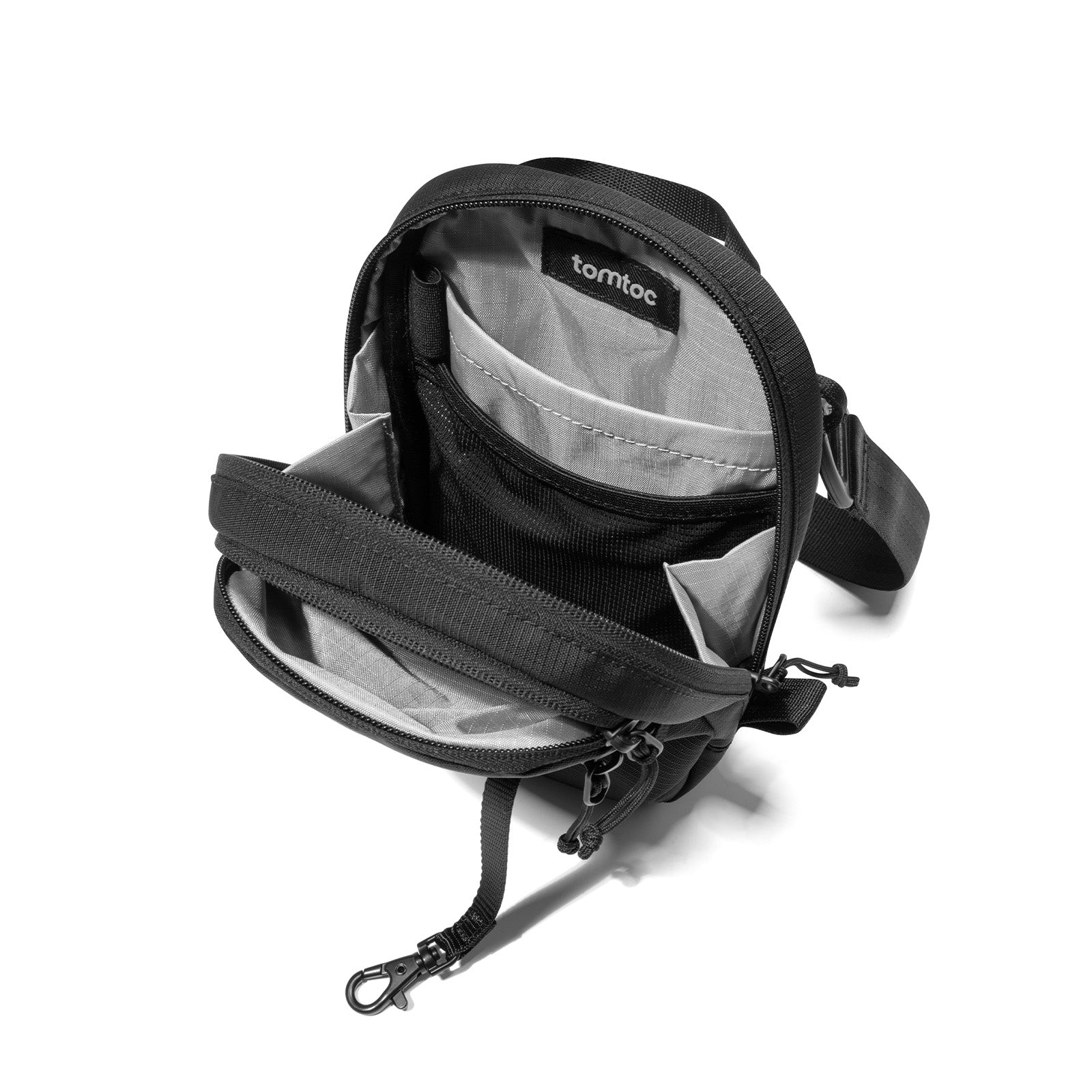tomtoc Aviator-T37 小型斜孭袋(T37S1D1)(Black)