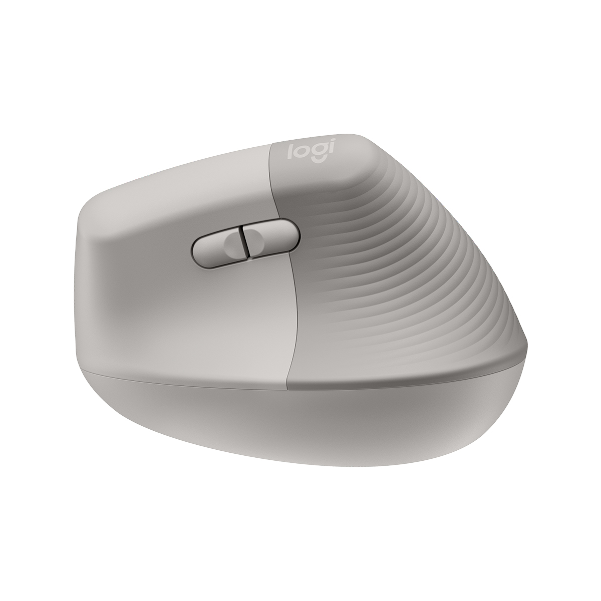 Logitech Lift Vertical 雙模無線 人體工學垂直滑鼠(迷霧灰)