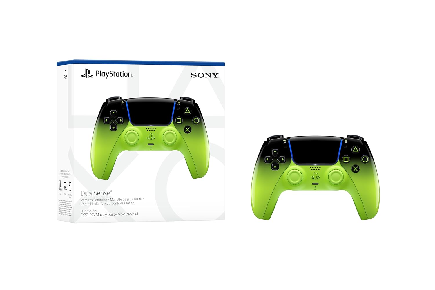 PlayStation 5 DualSense 無線控制器(CFI-ZCT2G14)(Remix Green 混音綠)