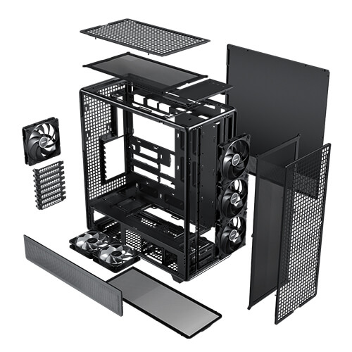 Antec 900 E-ATX工作站機箱(預裝6把風扇)