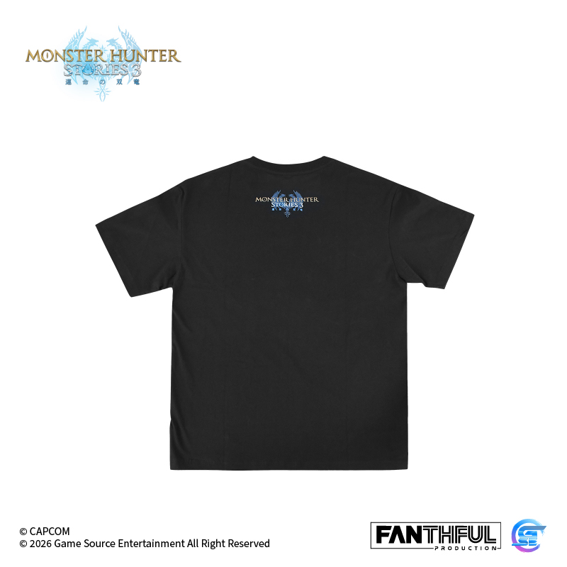 Fanthful 魔物獵人物語3 : 命運雙龍 純棉T-Shirt(XXL)