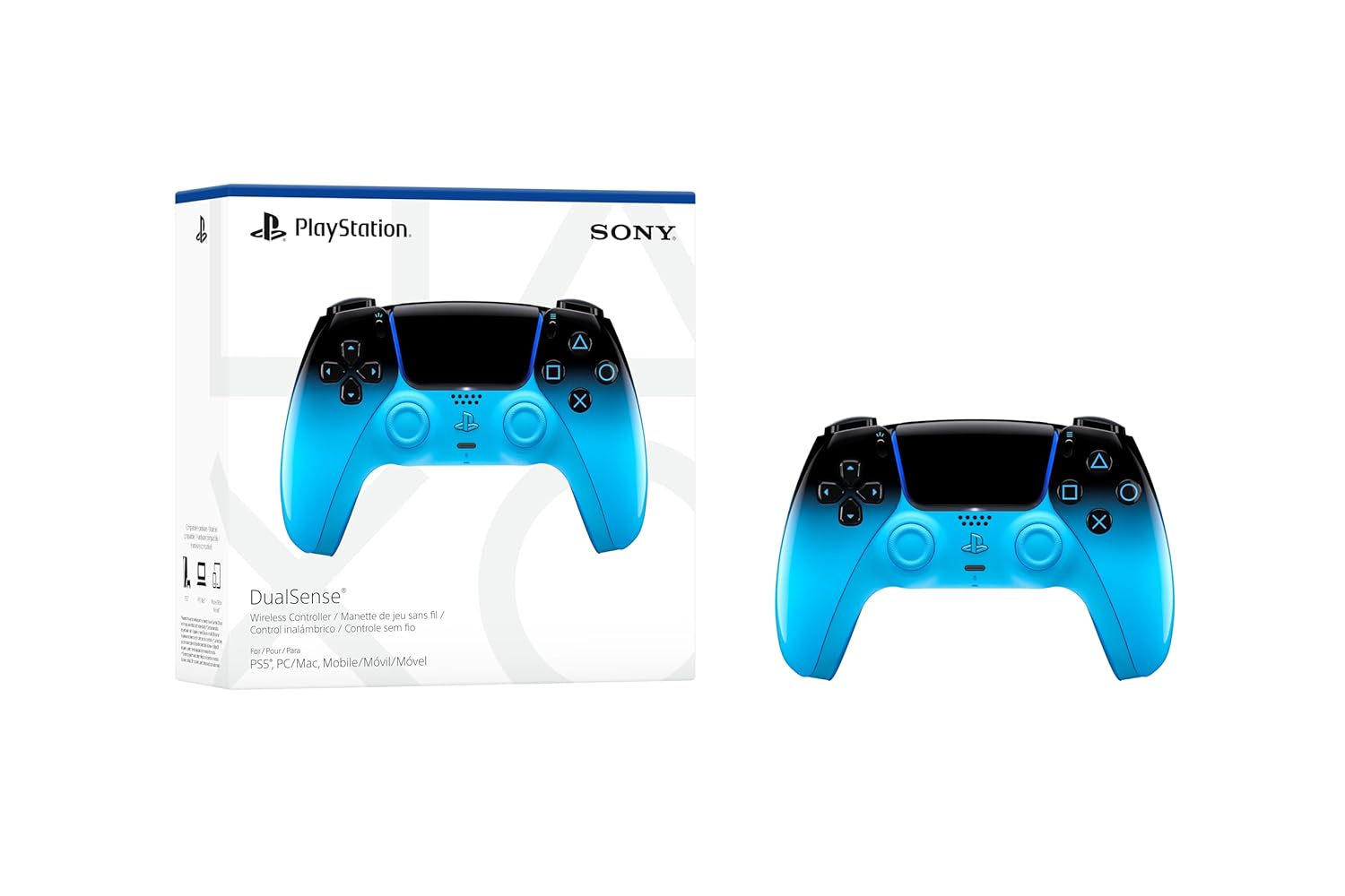 PlayStation 5 DualSense 無線控制器(CFI-ZCT2G15)(Rhythm Blue 韻律藍)