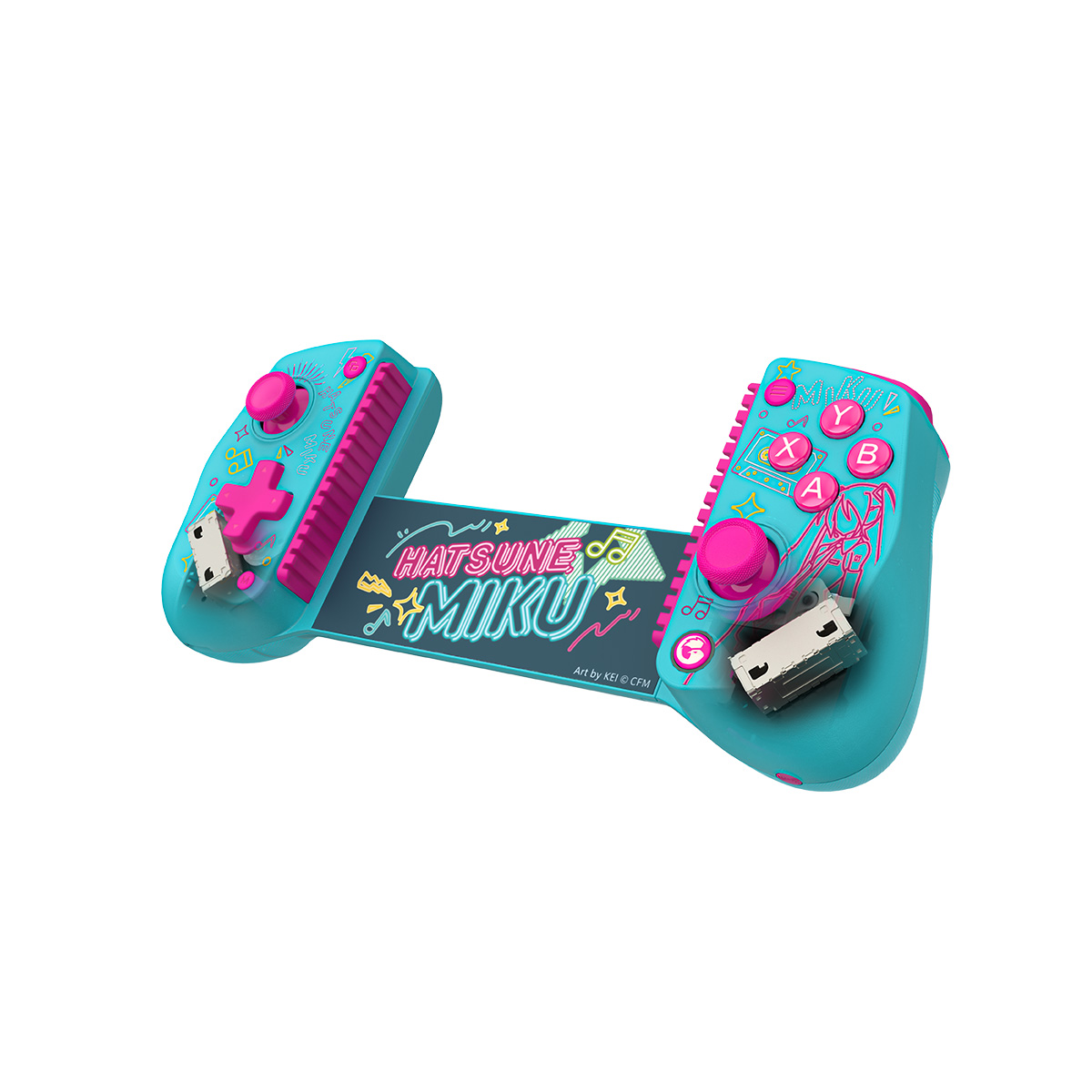 GameSir X5s 藍牙無線拉伸手機控制器(支援Android、iOS及NS2)(Miku 聯名版)