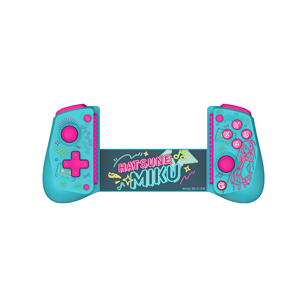 GameSir X5s 藍牙無線拉伸手機控制器(支援Android、iOS及NS2)(Miku 聯名版)