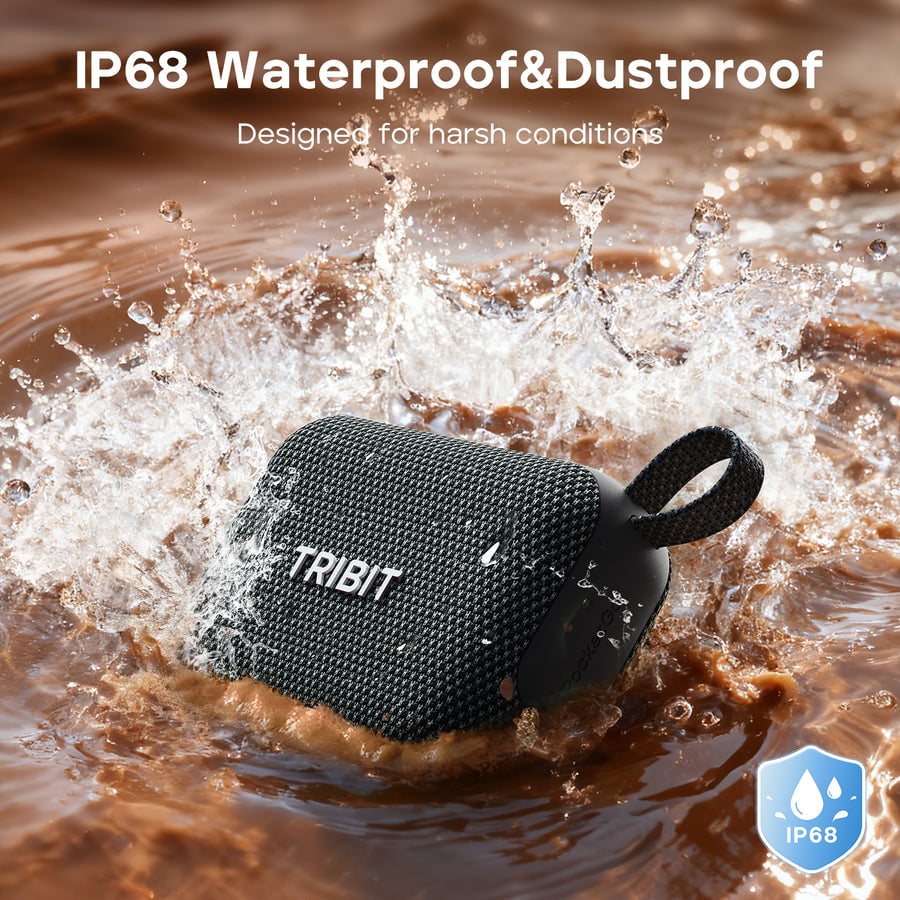 TRIBIT PocketGo IP68 便攜式防水藍牙喇叭(BTS68)(綠色)