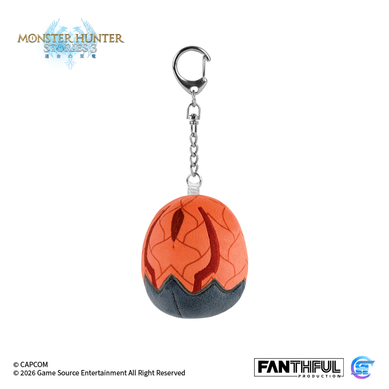 Fanthful 魔物獵人物語3 : 命運雙龍 毛絨掛件(蛋石)