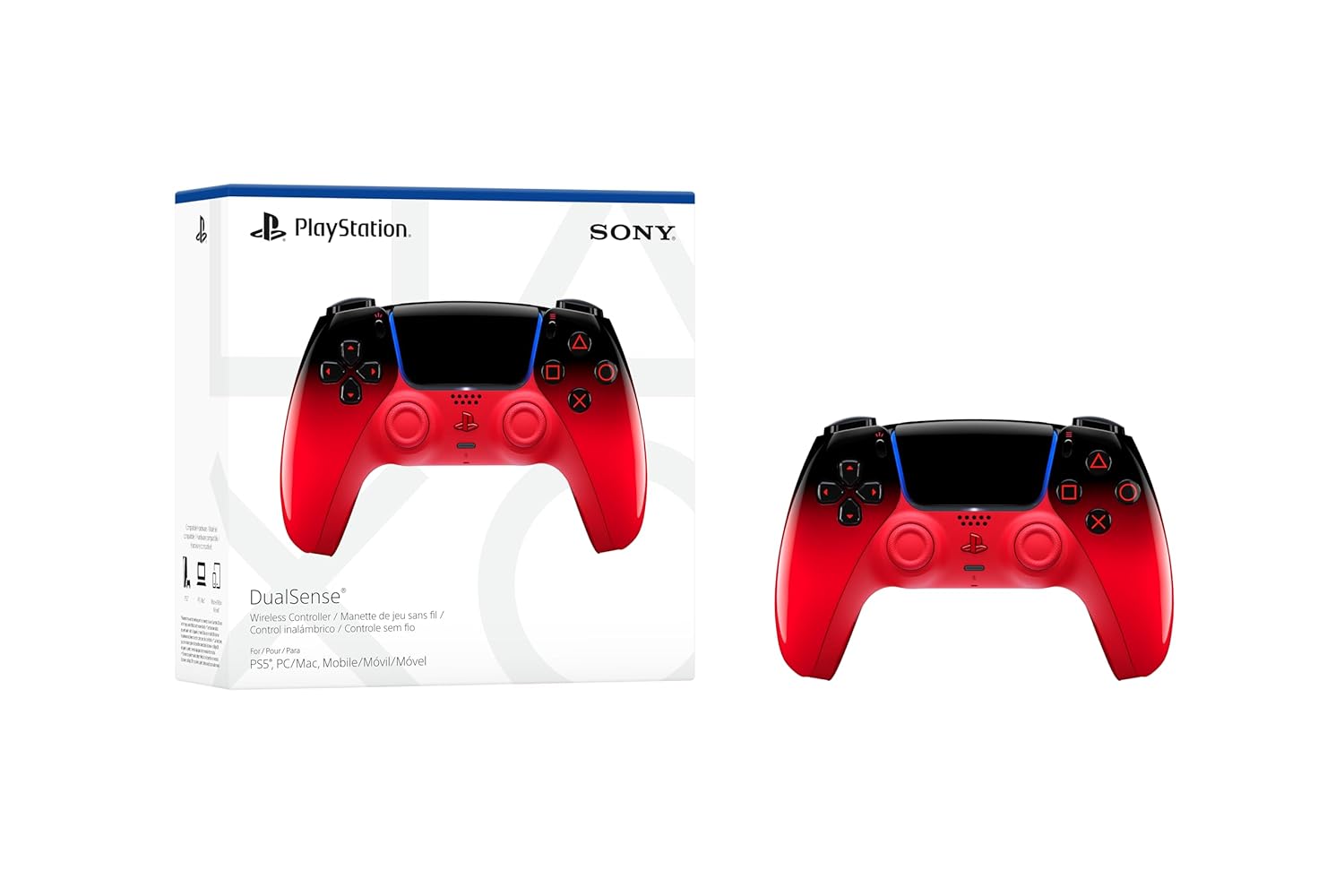 PlayStation 5 DualSense 無線控制器(CFI-ZCT2G13)(Techno Red 電音紅)