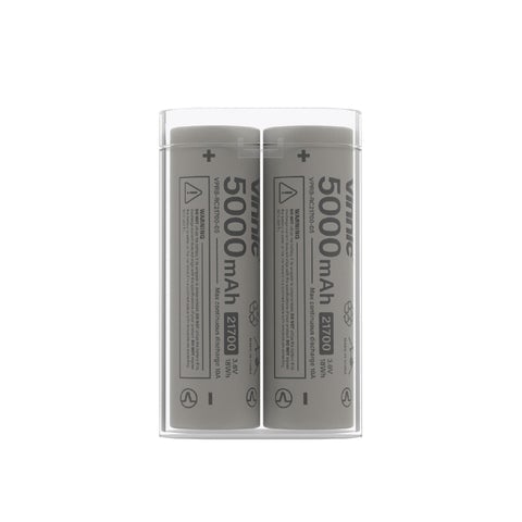 Vinnic Rendezvous 5000mAh 可換電 Type-C 直插式 雙輸出行動電源 (附21700電池兩枚)(軍事綠)