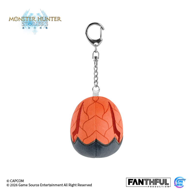 Fanthful 魔物獵人物語3 : 命運雙龍 毛絨掛件(蛋石)